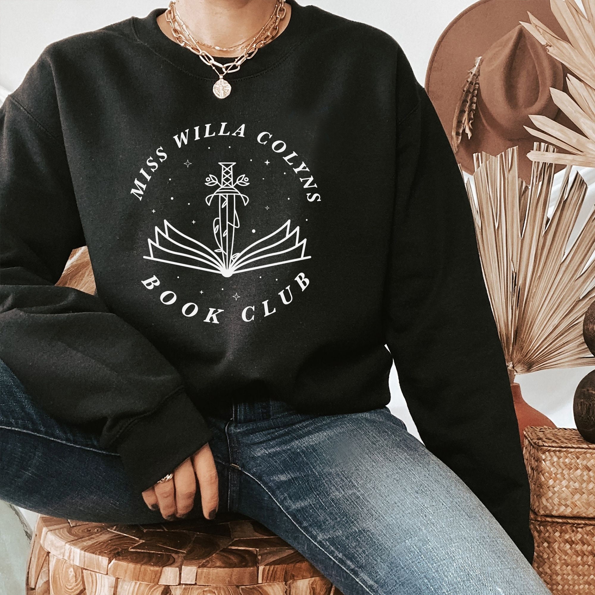 SJM Miss WIlla Colyns Book Club We Will Rise From Blood And Ash Sweatshirt image 4