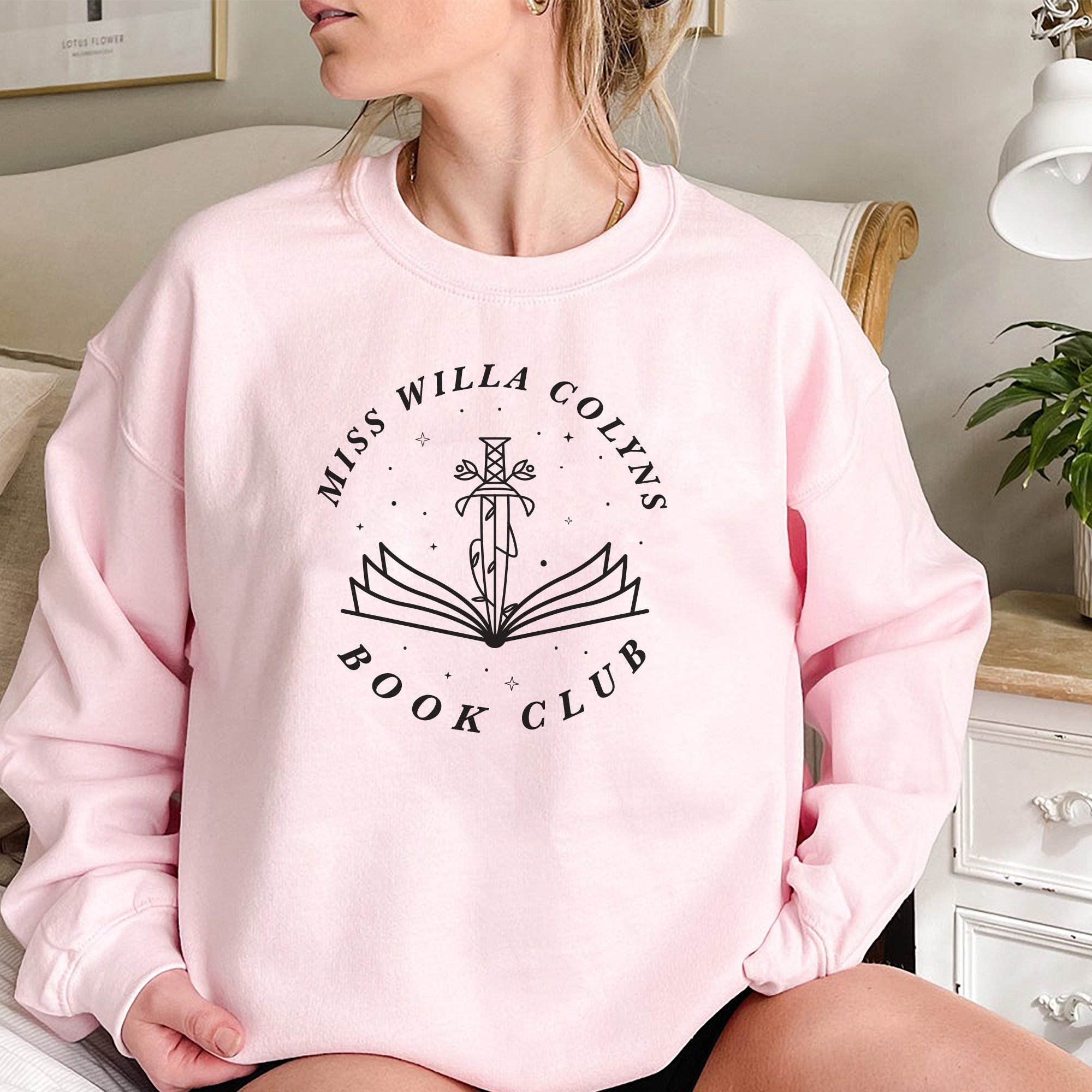 SJM Miss WIlla Colyns Book Club We Will Rise From Blood And Ash Sweatshirt image 6