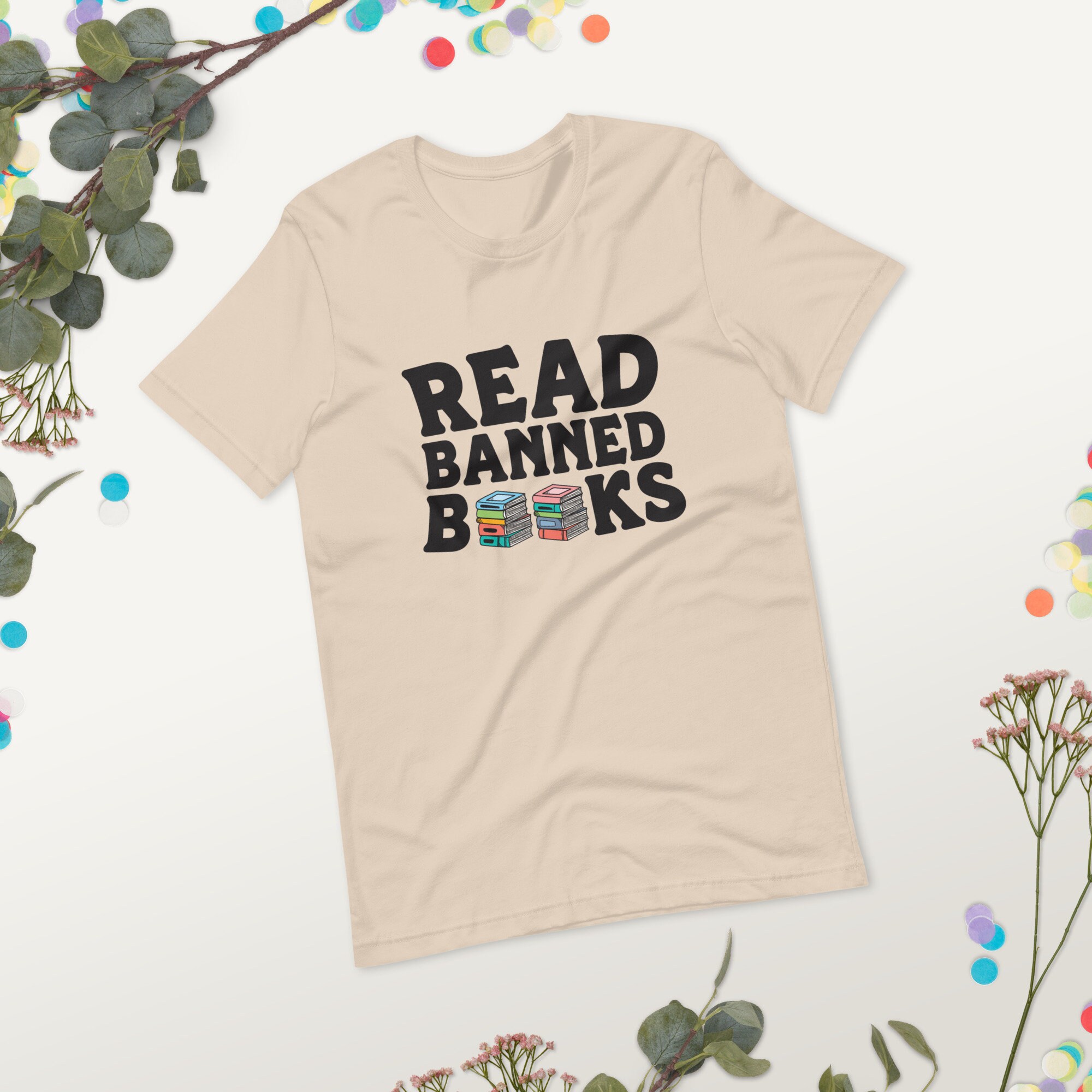 Read Banned Books Trendy Writer Reader Bibliophile Librarian Literature Romance Shirt image 3