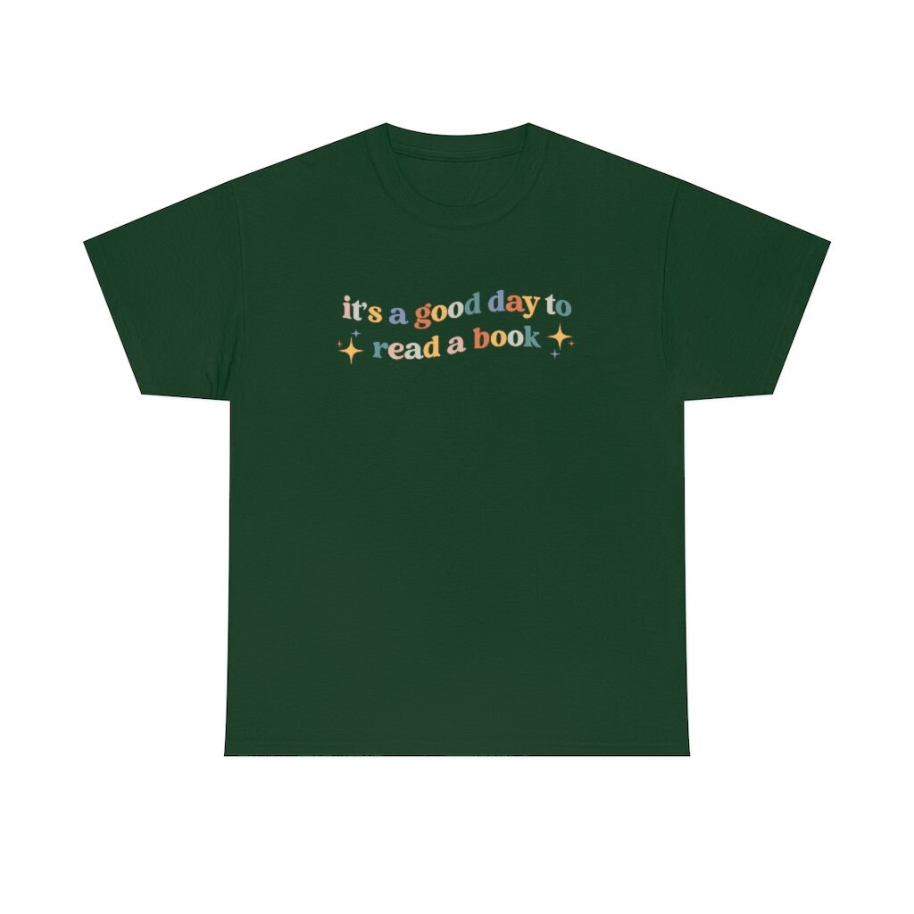 Retro It's A Good Day To Read Bookish Poet Literature Librarian Indie Shirt image 4