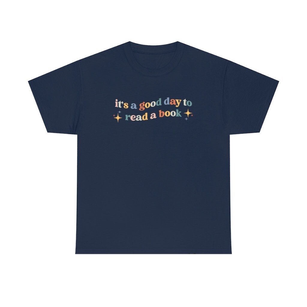 Retro It's A Good Day To Read Bookish Poet Literature Librarian Indie Shirt image 5