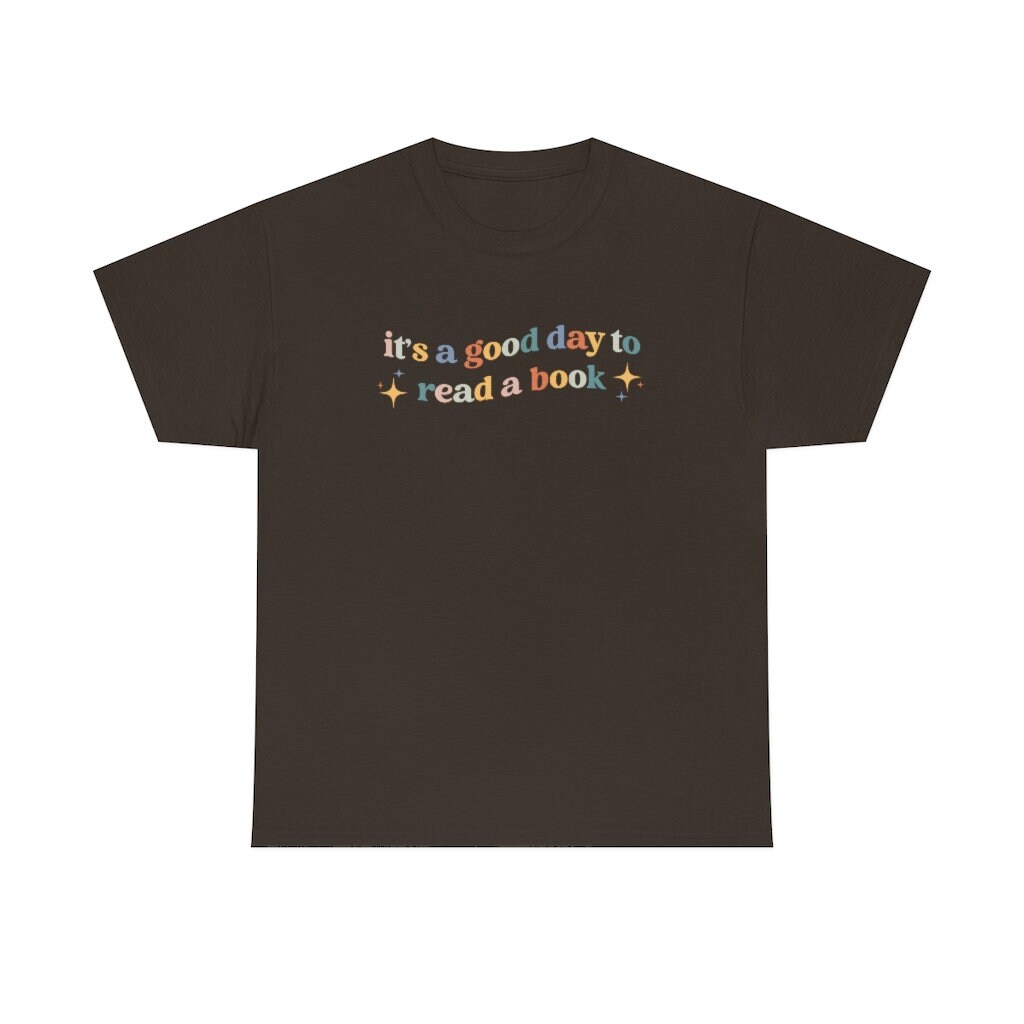 Retro It's A Good Day To Read Bookish Poet Literature Librarian Indie Shirt image 3