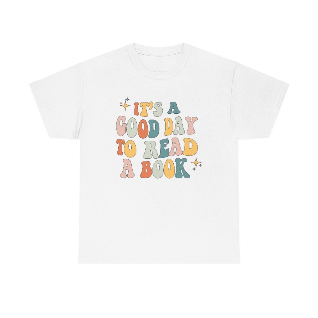 Retro It's A Good Day To Read Bookish Poet Literature Librarian Teacher Shirt image 2