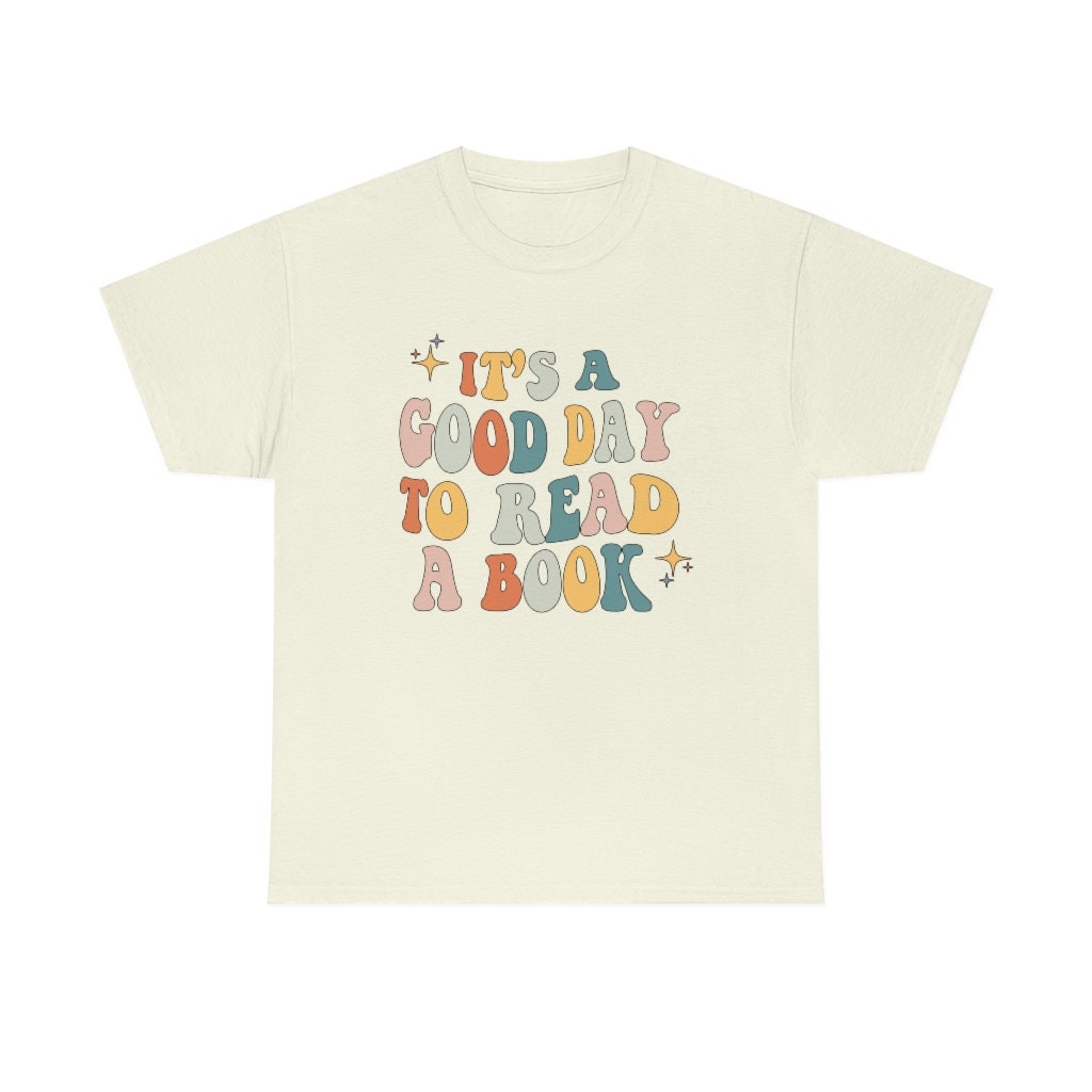 Retro It's A Good Day To Read Bookish Poet Literature Librarian Teacher Shirt image 5