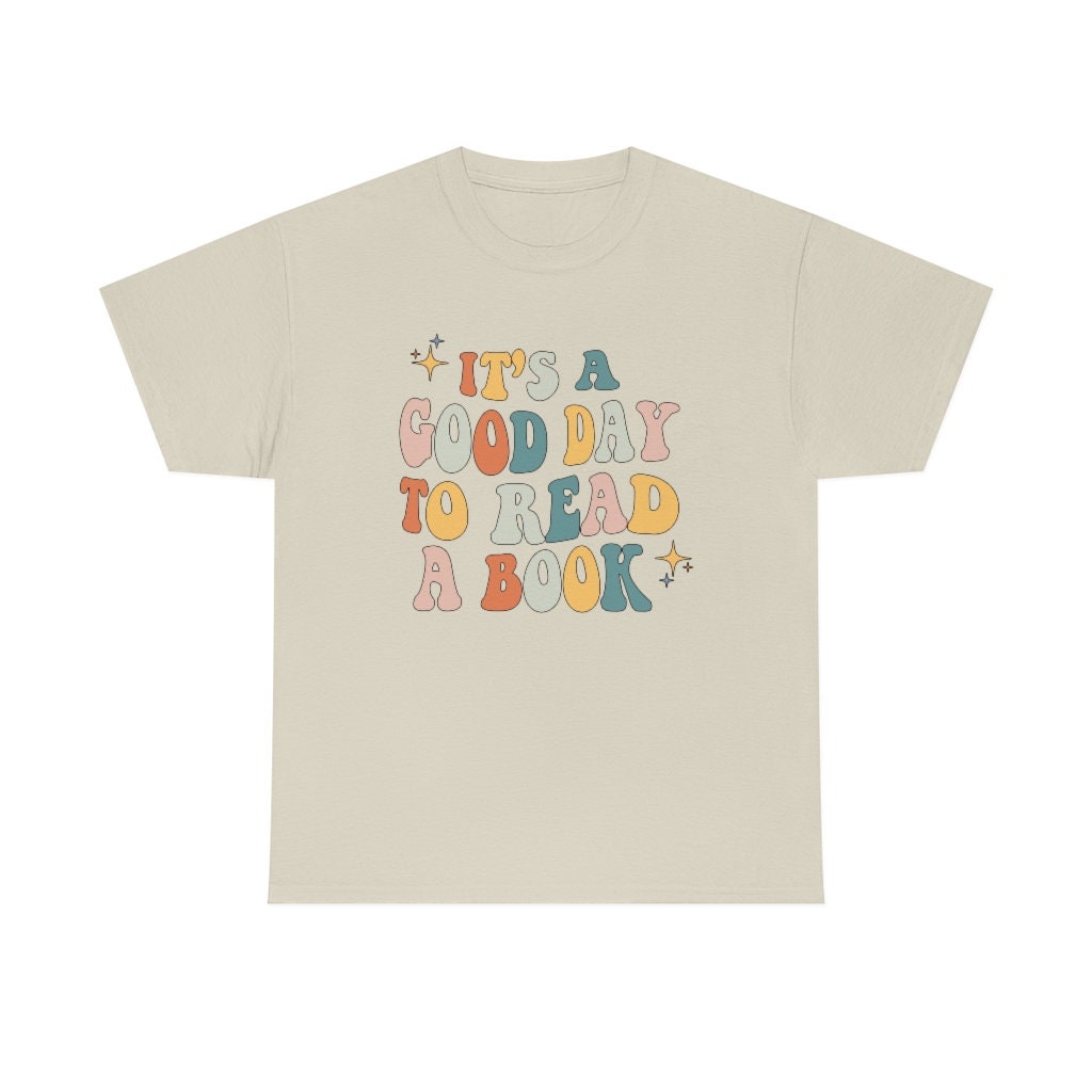 Retro It's A Good Day To Read Bookish Poet Literature Librarian Teacher Shirt image 6