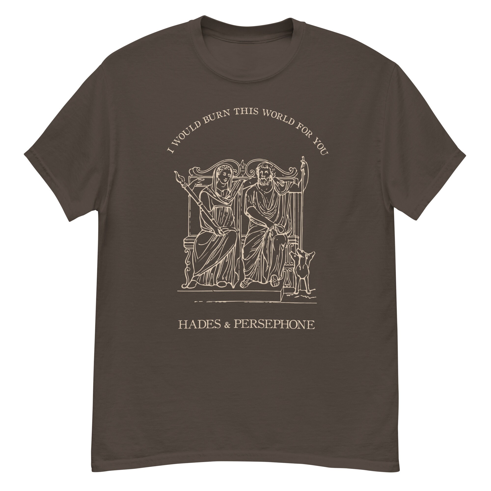 Hades Persephone Greek Mythology A Touch of Darkness Olympus Bookish Shirt image 3