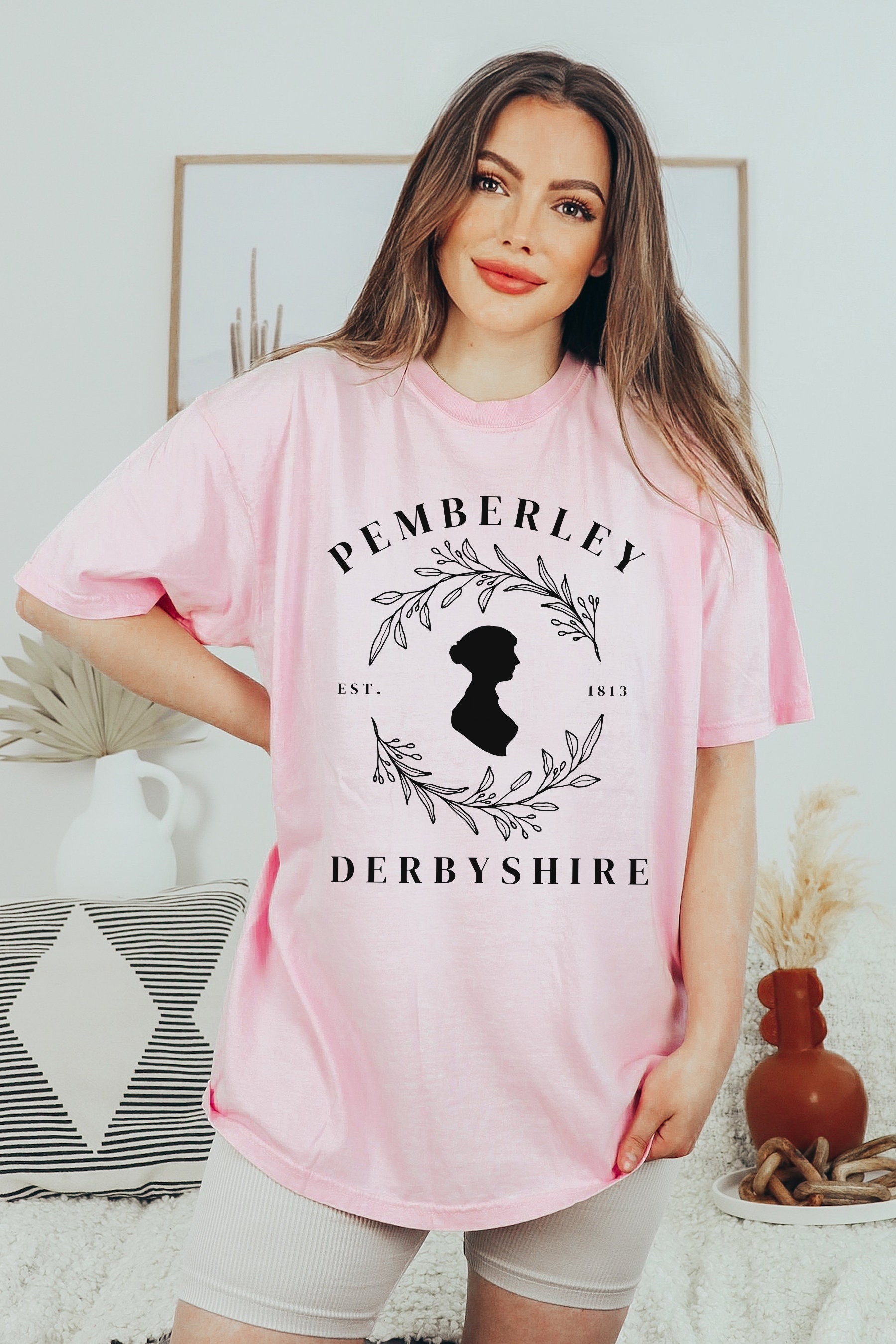 Dark Academia Pemberley Derbyshire Jane Austen Bookish Reading Librarian Shirt image 2