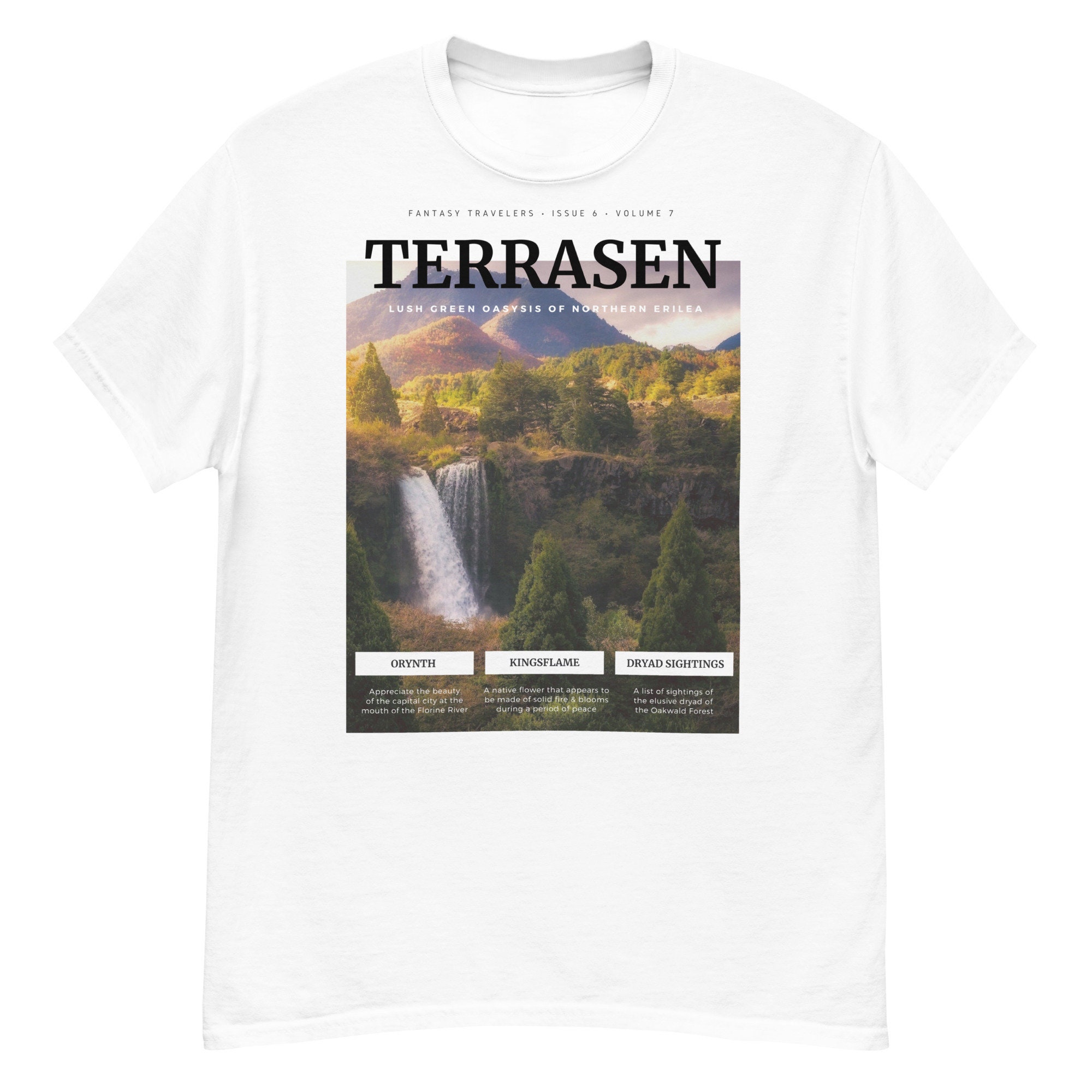 Terrasen Throne Of Glass Erilea Travel SJM TOG Aelin Galathynius ACOTAR Bookish Shirt image 1