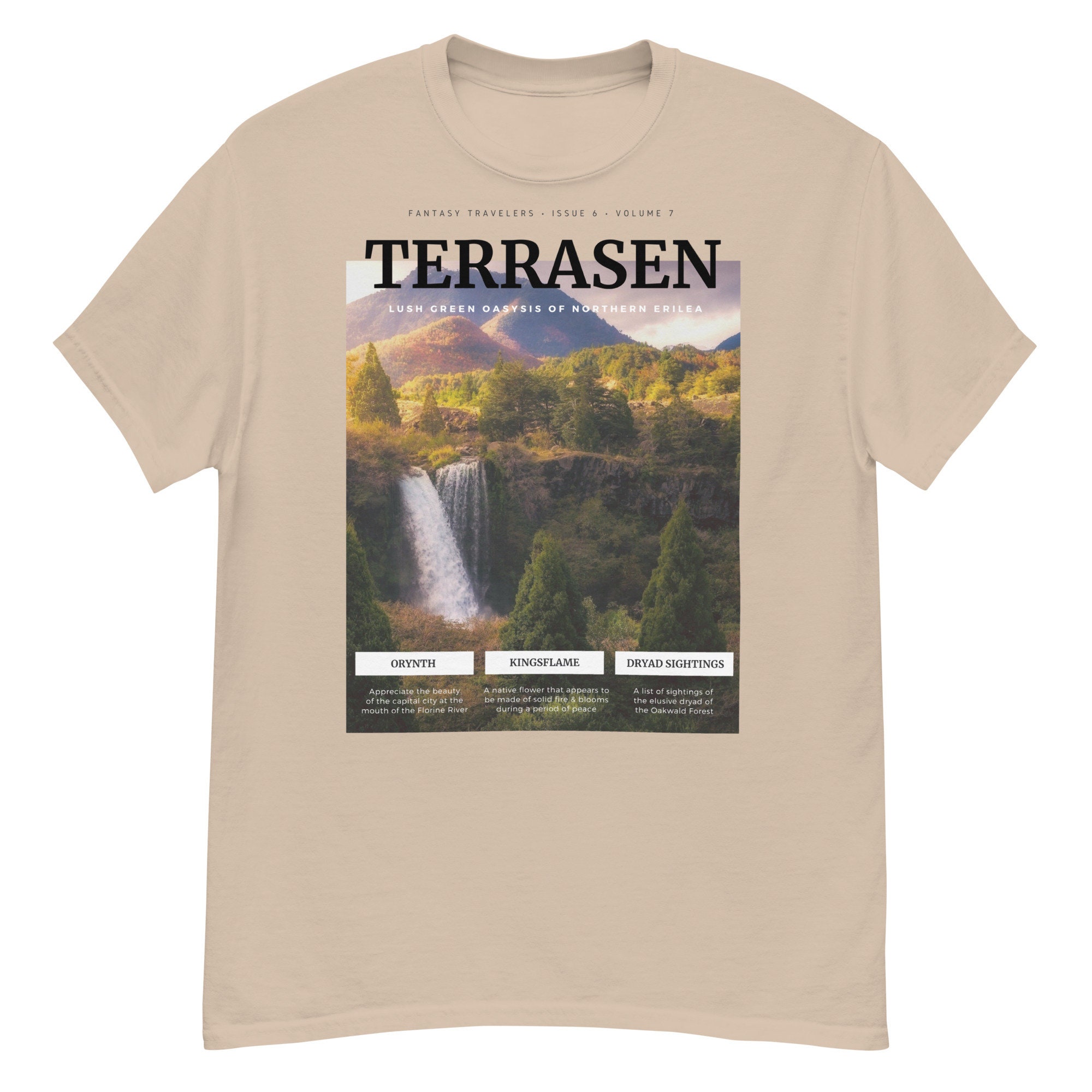 Terrasen Throne Of Glass Erilea Travel SJM TOG Aelin Galathynius ACOTAR Bookish Shirt image 3