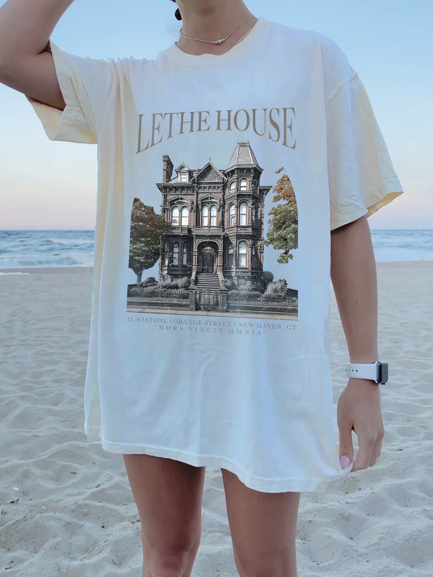 Lethe House Bastone Hell Stern Darlington Dawes Leah Dark Yale Secret Society Book Shirt image 1