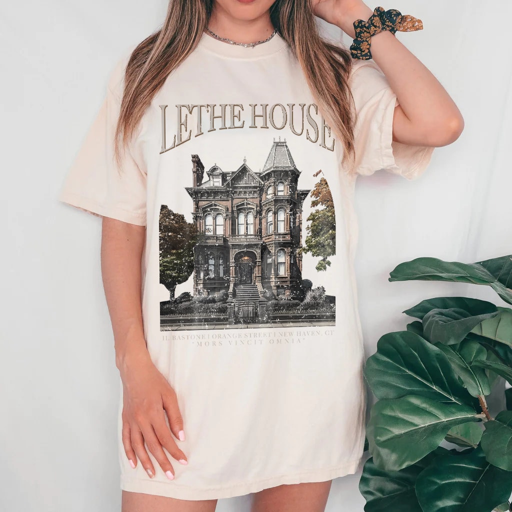 Lethe House Bastone Hell Stern Darlington Dawes Leah Dark Yale Secret Society Book Shirt image 3