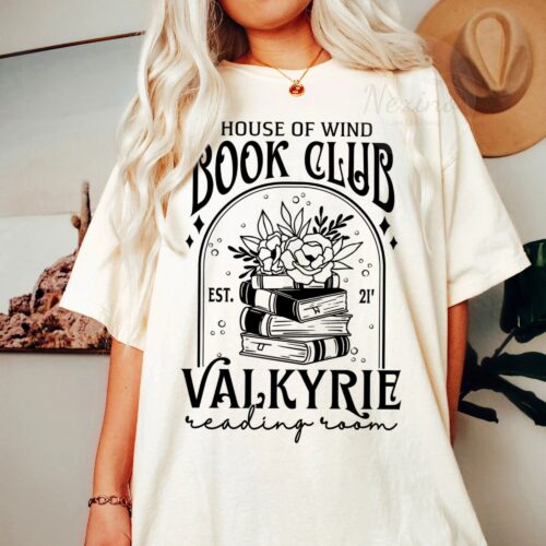 House Of Wind Book Club Acotar SJM Velaris The Night Court Symbol Shirt image 0