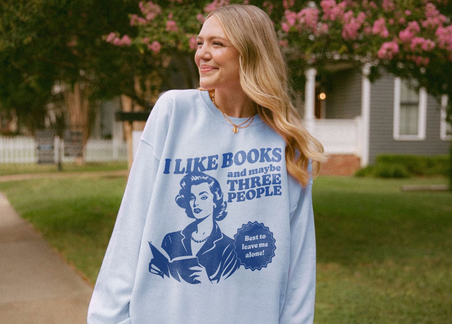 Retro Anti Social Reader Bookish Lover Smut Slut Addict Romance Sweatshirt image 4