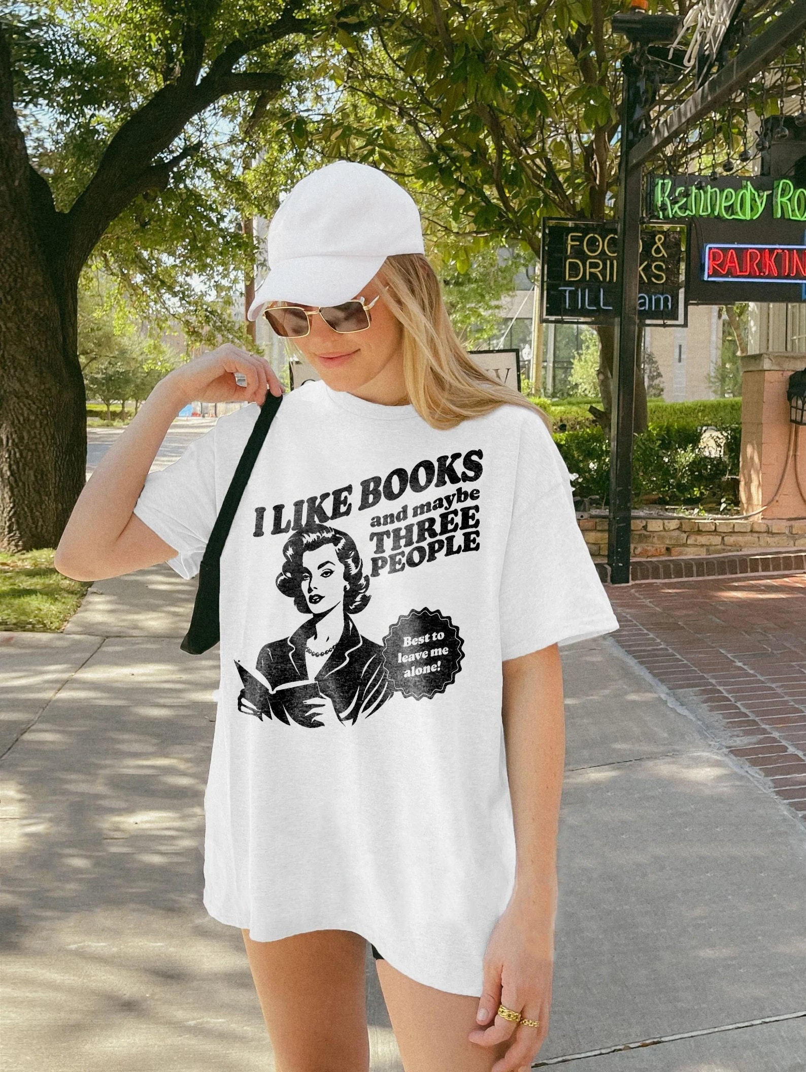 Retro Anti-Social Book Club Lover Reader Smut Slut Addict Romance Shirt image 1