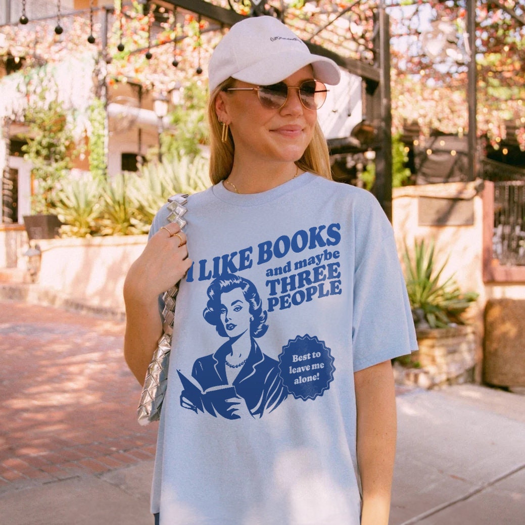 Retro Anti-Social Book Club Lover Reader Smut Slut Addict Romance Shirt image 3