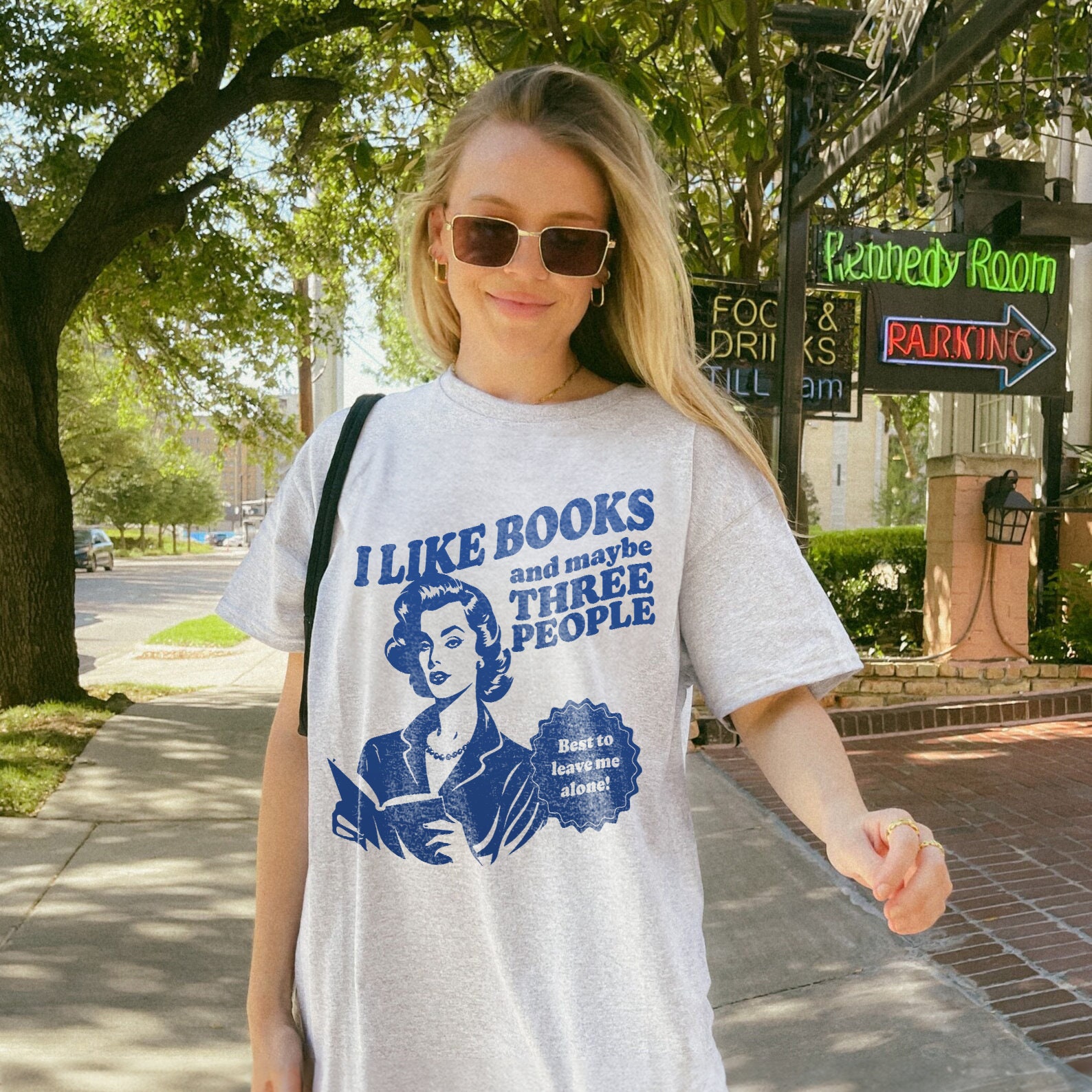 Retro Anti-Social Book Club Lover Reader Smut Slut Addict Romance Shirt image 2