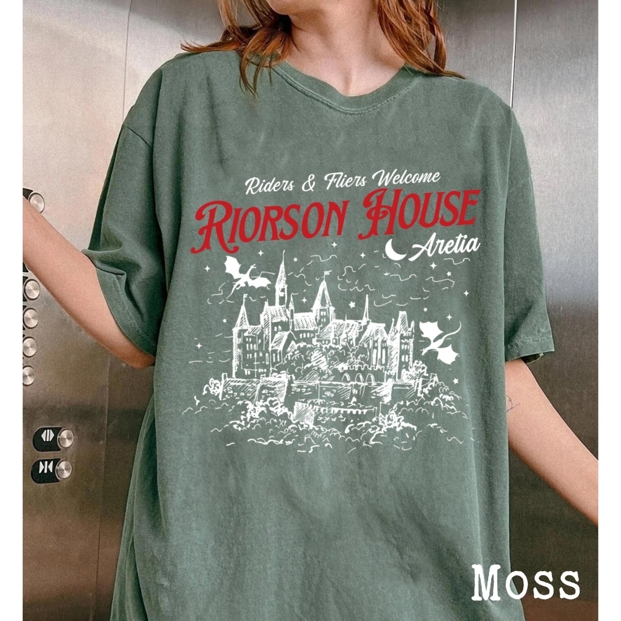 Riorson House Iron Flame Fourth Wing Basgiath War College Dragon Rider Bookish Shirt image 5