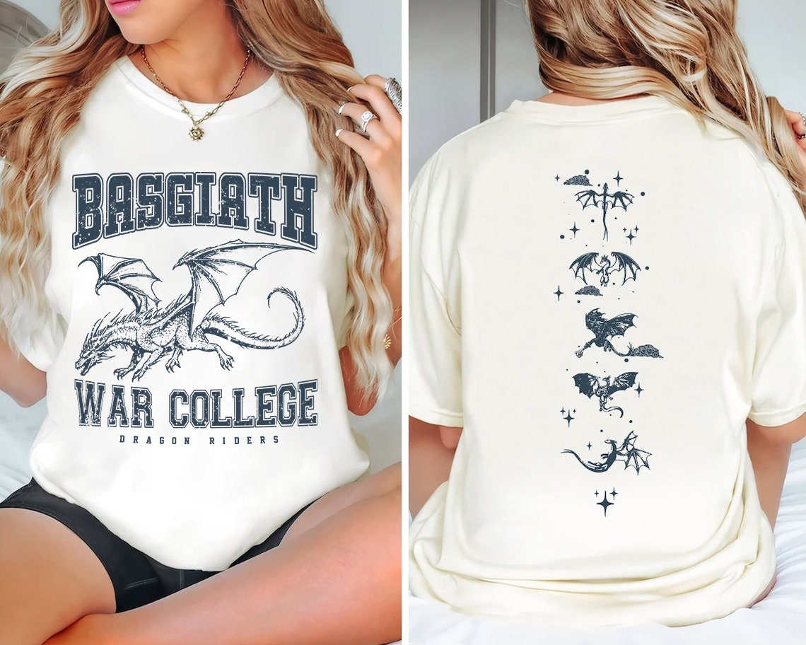 Fourth Wing Basgiath War College Bookish Dragon Rider Sweatshirt image 2