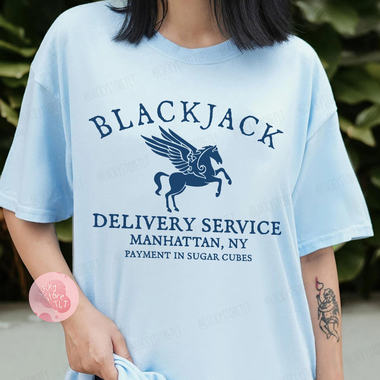 Percy Jackson Blackjack Delphi Greek Mythology Camp Half Blood Demigod Book Lover Shirt image 3