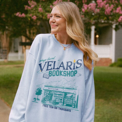 Velaris Book Shop ACOTAR Night Court SJM Bookish TOG Crescent City Fan Sweatshirt image 0