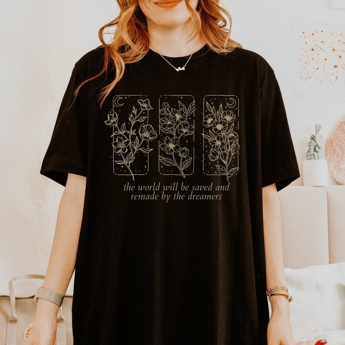 Dark Academia TOG Bookish Quote Reading Literary Birthday Sister Shirt image 5