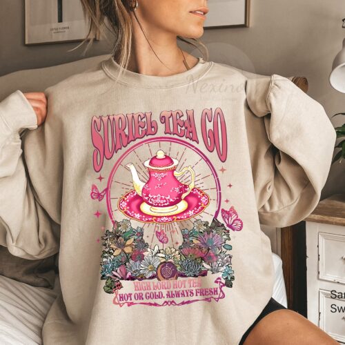 Suriel Tea Co A Court Of Thorns And Roses Book Club Sweatshirt image 0