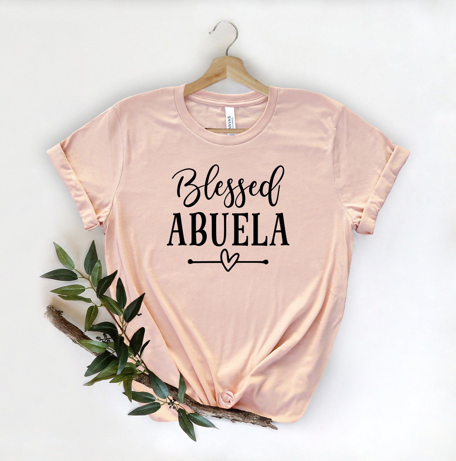 Blessed Abuela Grandma Shirt Nana Mother’s Day Gift Grandmother Shirt for Grandma image 1