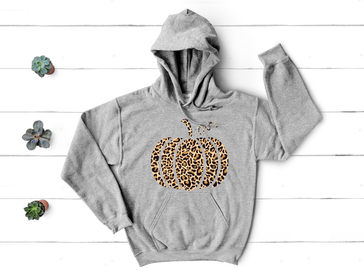 Leopard Pumpkin Thanksgiving Shirt Cute Fall Autumn T-Shirt Funny Pumpkin Day Tee image 4