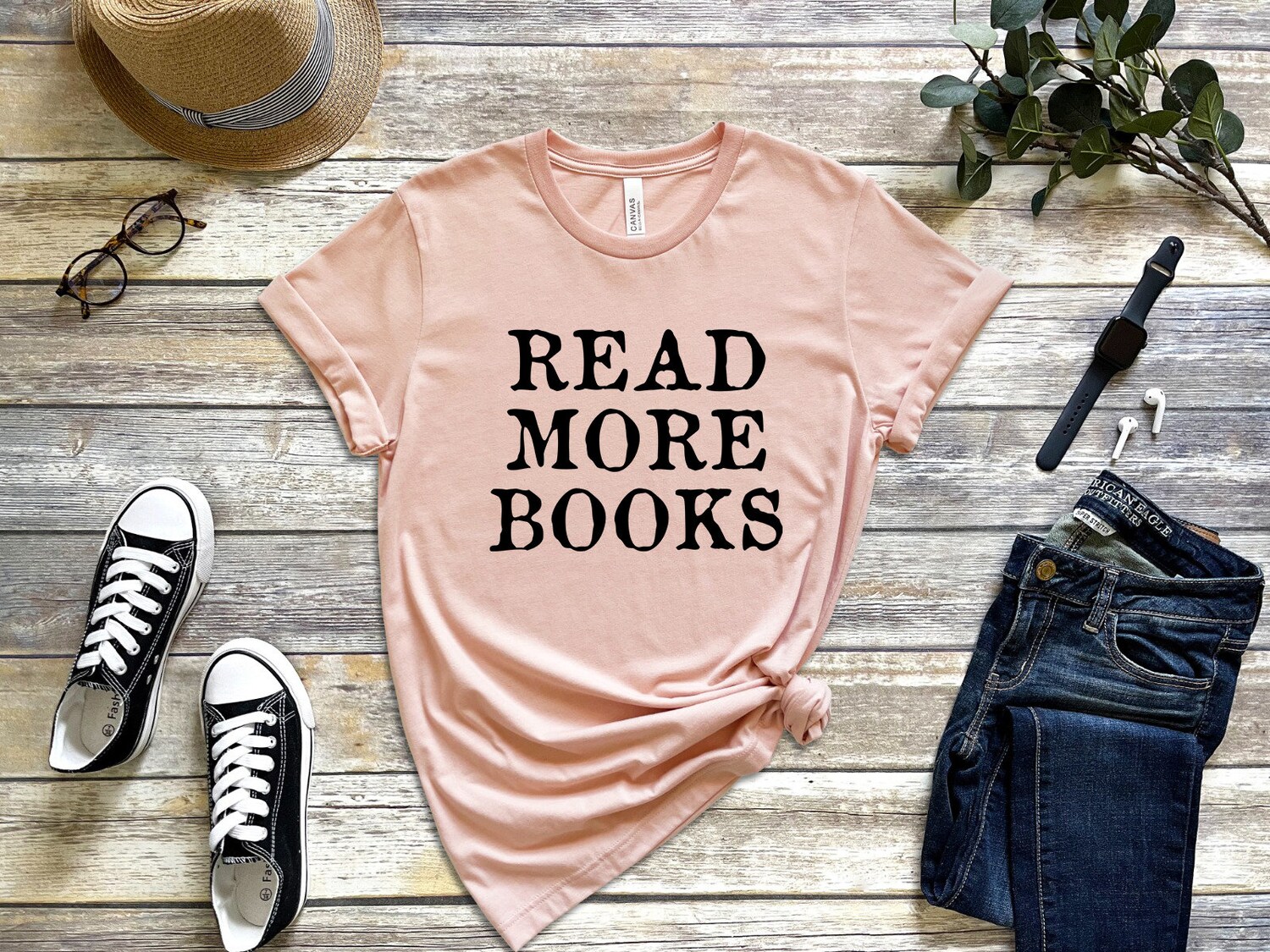 Read More Books T-Shirt It's A Good Day to Read Reading Week Teacher Librarian Tee image 3