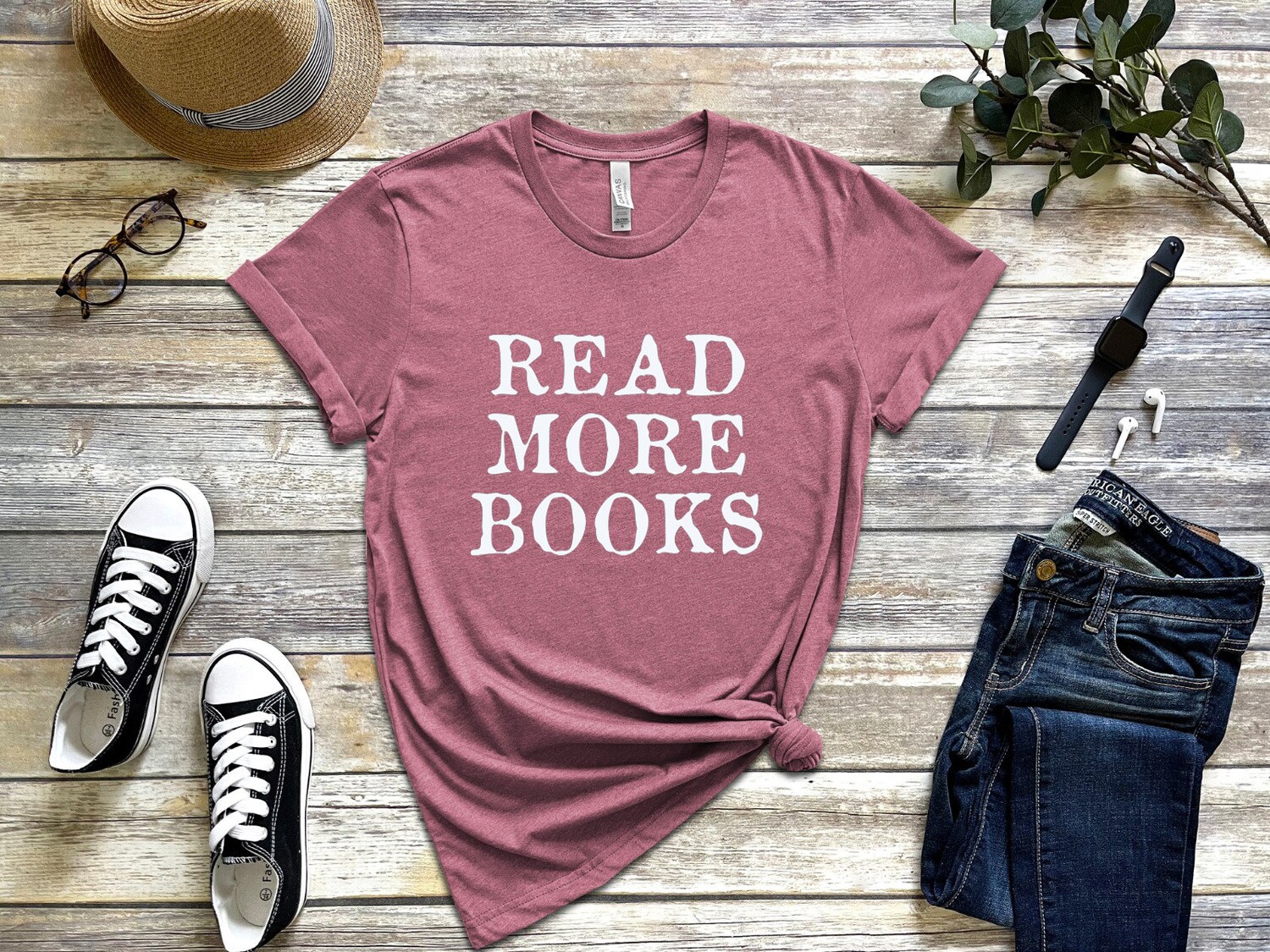 Read More Books T-Shirt It's A Good Day to Read Reading Week Teacher Librarian Tee image 2