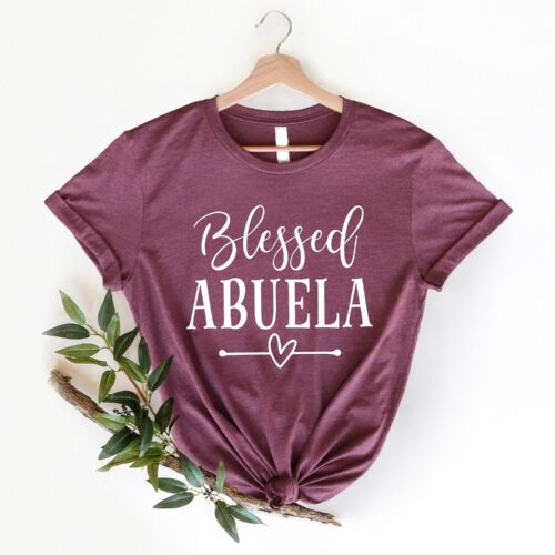 Blessed Abuela Grandma Shirt Nana Mother’s Day Gift Grandmother Shirt for Grandma image 0