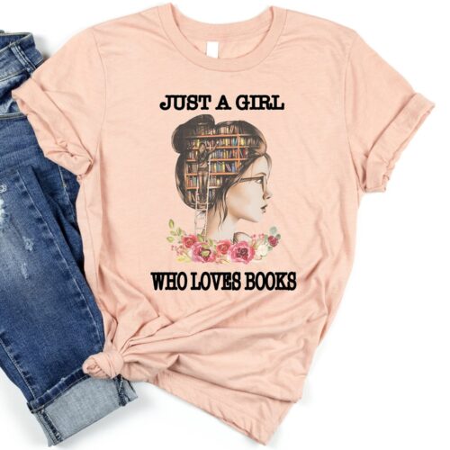 Women's Floral Book Lover Shirt Perfect Gift for Her Bookish Librarian Reading Tee image 0