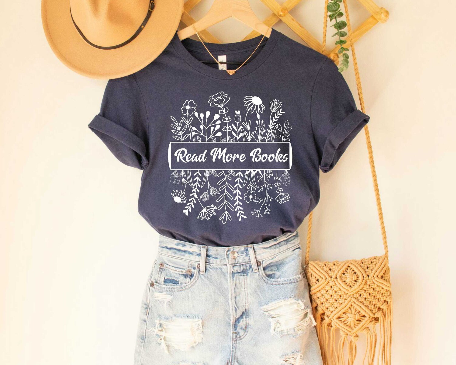 Read More Books Floral Shirt Cute Reader Top Bookish Graphic Tee for Book Lovers image 6