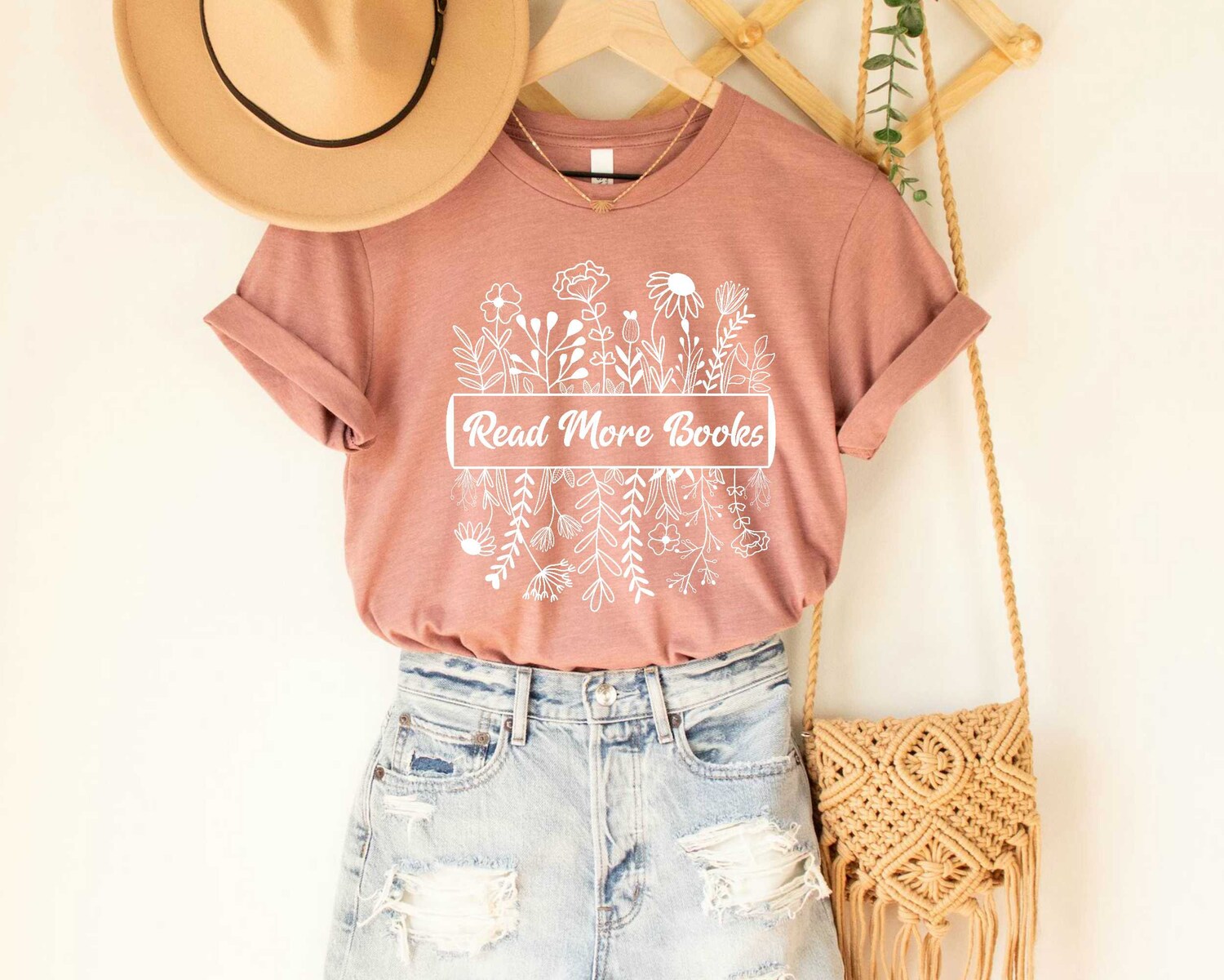 Read More Books Floral Shirt Cute Reader Top Bookish Graphic Tee for Book Lovers image 5