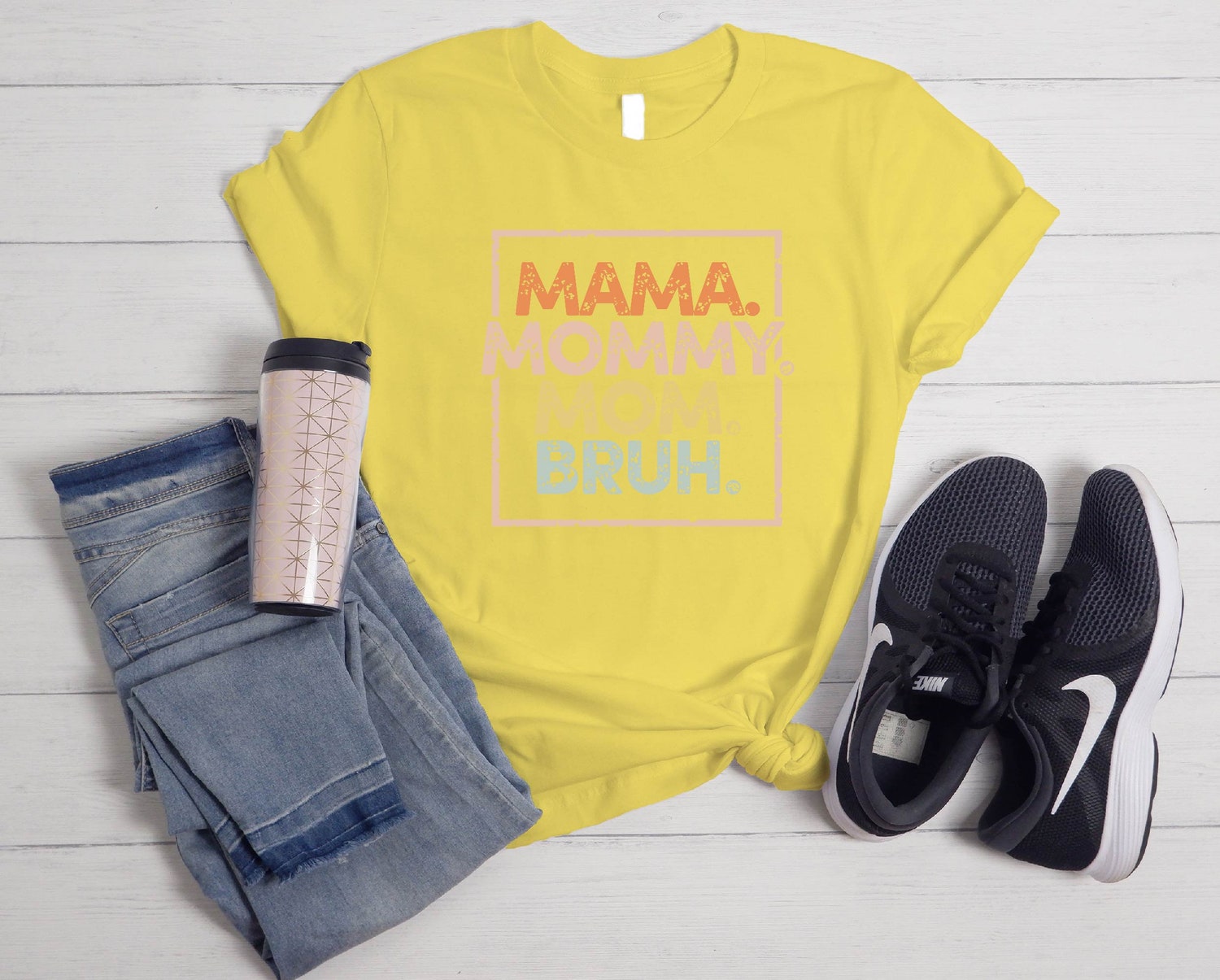 Funny Mom Shirt Mama Mommy Mom Bruh Tee Mother's Day Gift New Mom Sweatshirt image 4