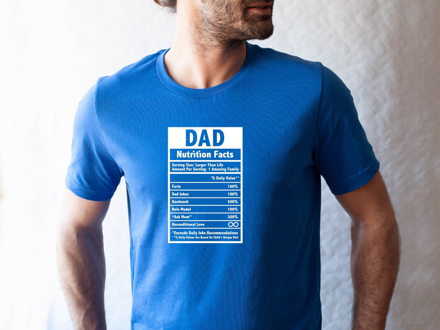 Dad Nutrition Fact Shirt Funny Dad Joke Shirt Happy Father's Day Gift Dad Life Sweatshirt image 4