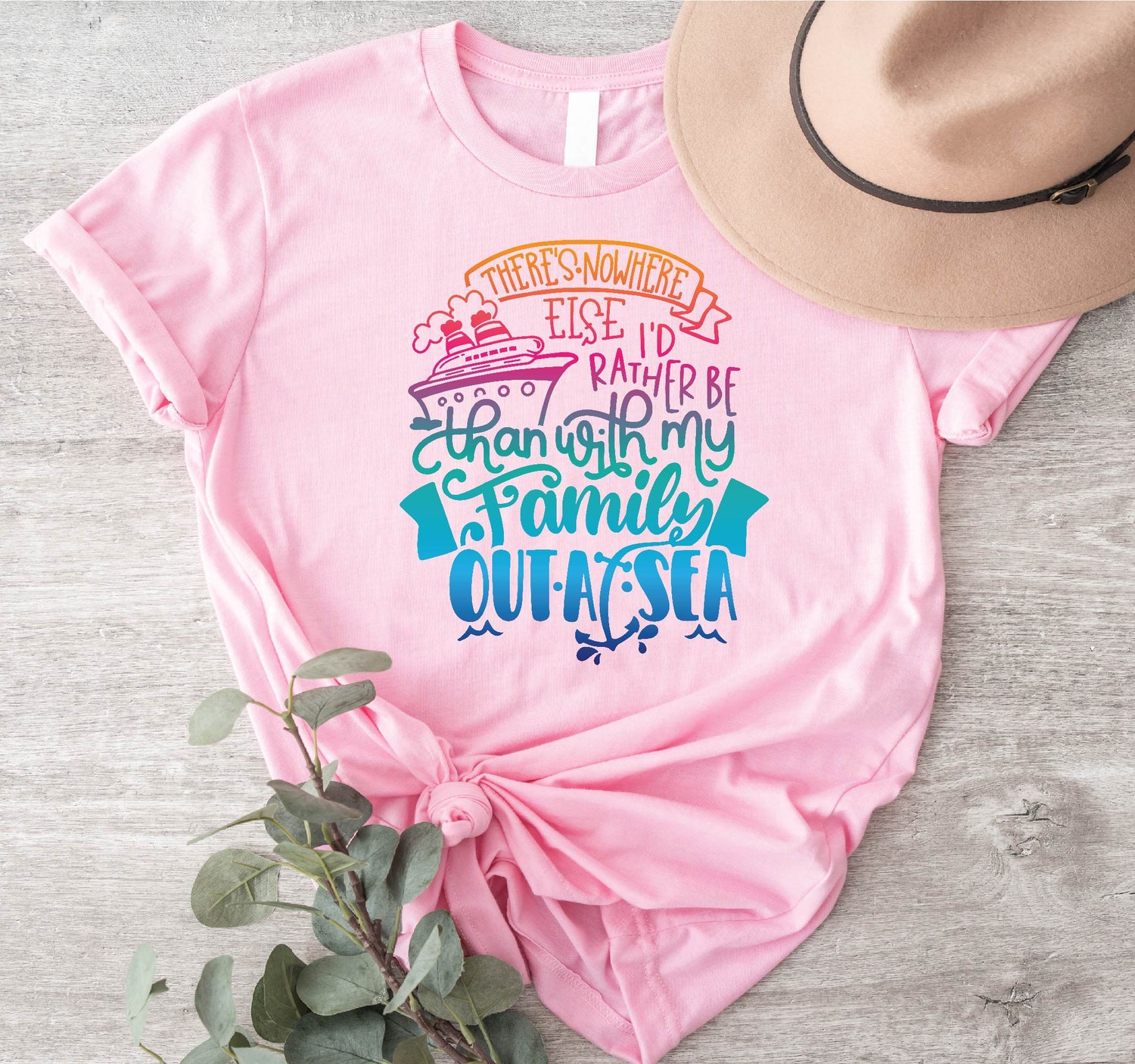 Family Cruise 2023 Shirt Trendy Vacation Beach Lover Palm Trees Girls Trip Gift for Her image 2