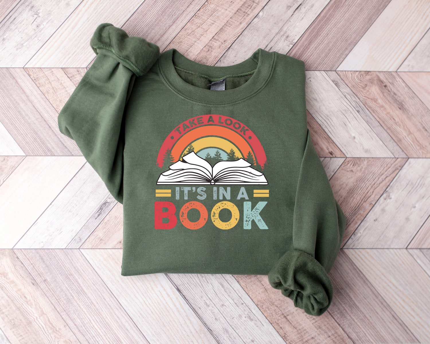 Book Lover Shirt Cute Reading Sweatshirt for Librarians Teachers and Book Lovers image 1