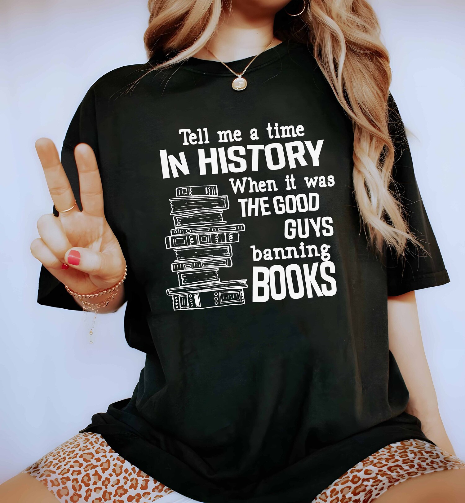 Funny History Book Shirt for Book Lovers Unique Book Gift for Readers image 1