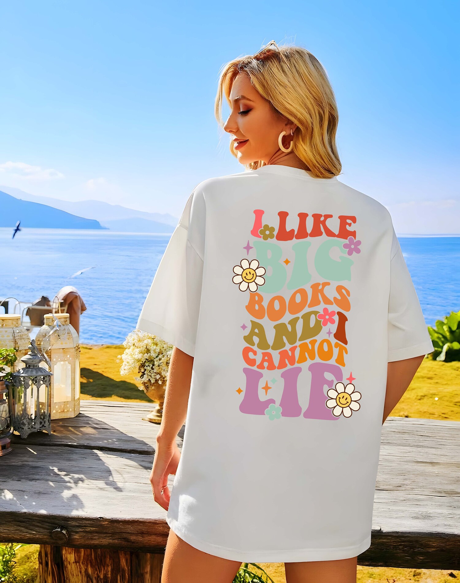 Book Lover Shirt I Like Big Books and I Cannot Lie Bookworm Gift Reading Enthusiast Tee image 1