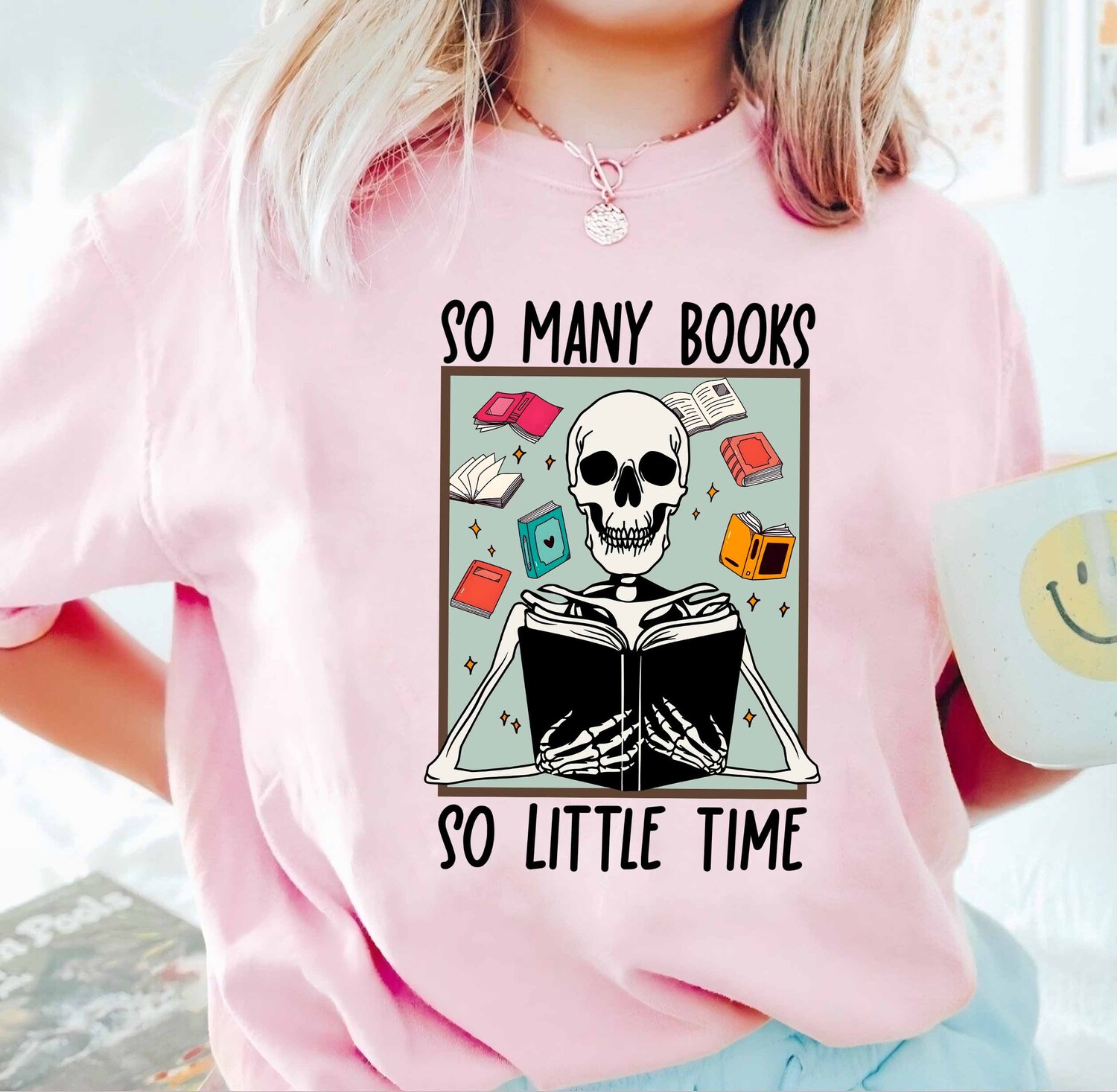 Book Lover Shirt So Many Books So Little Time Perfect Bookworm Gift for Readers & Librarians image 1