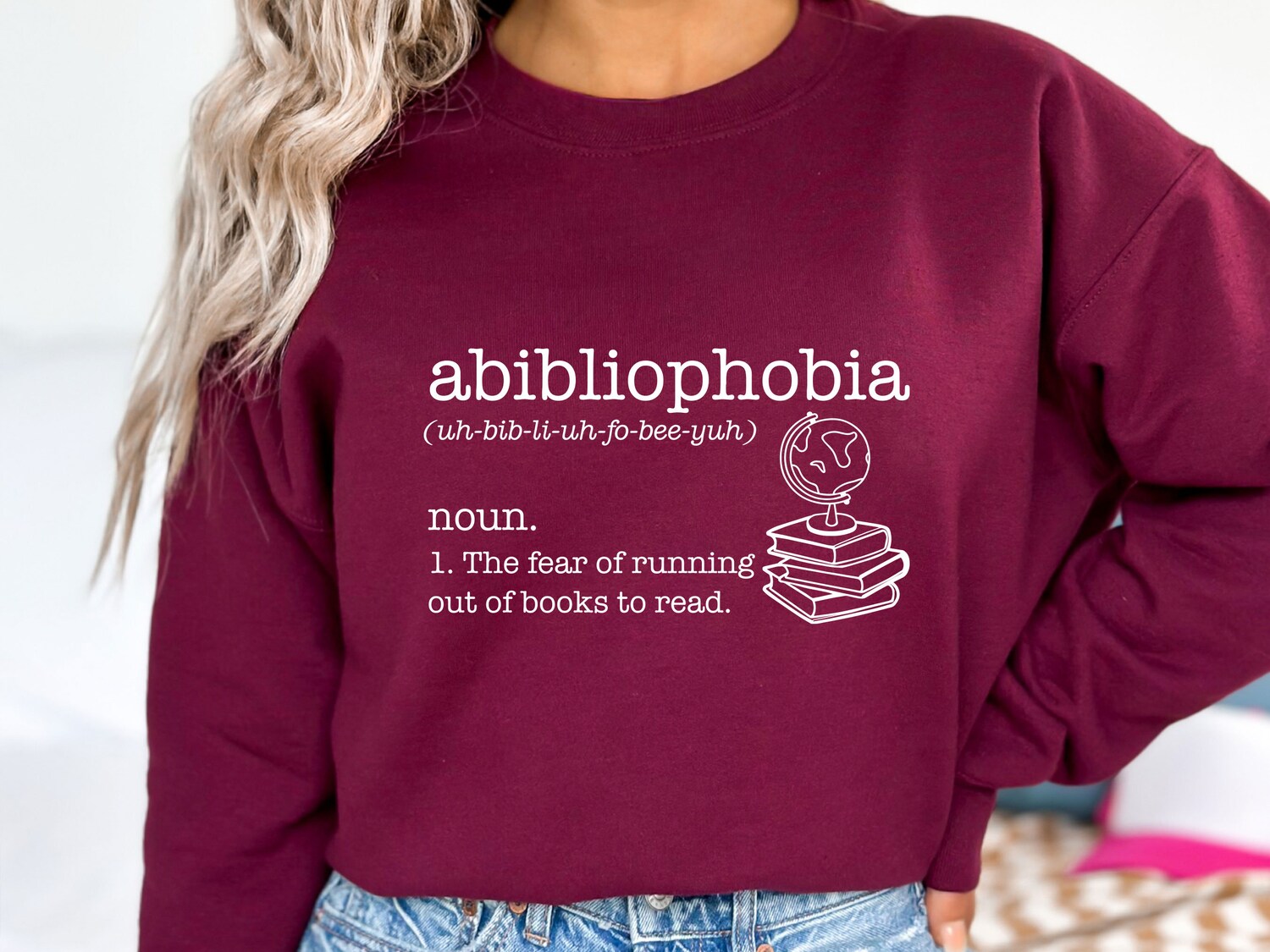 Book Sweatshirt for Book Lovers Cozy Bookish Sweater Perfect Librarian Gift Reading Jumper image 2