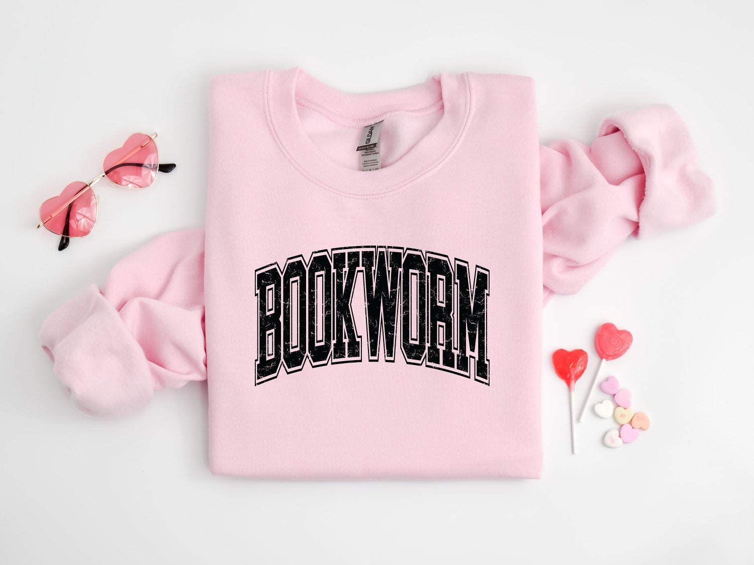 Bookworm Sweatshirt for Book Lovers Cute Librarian Shirt Teacher Bookish Gift image 1