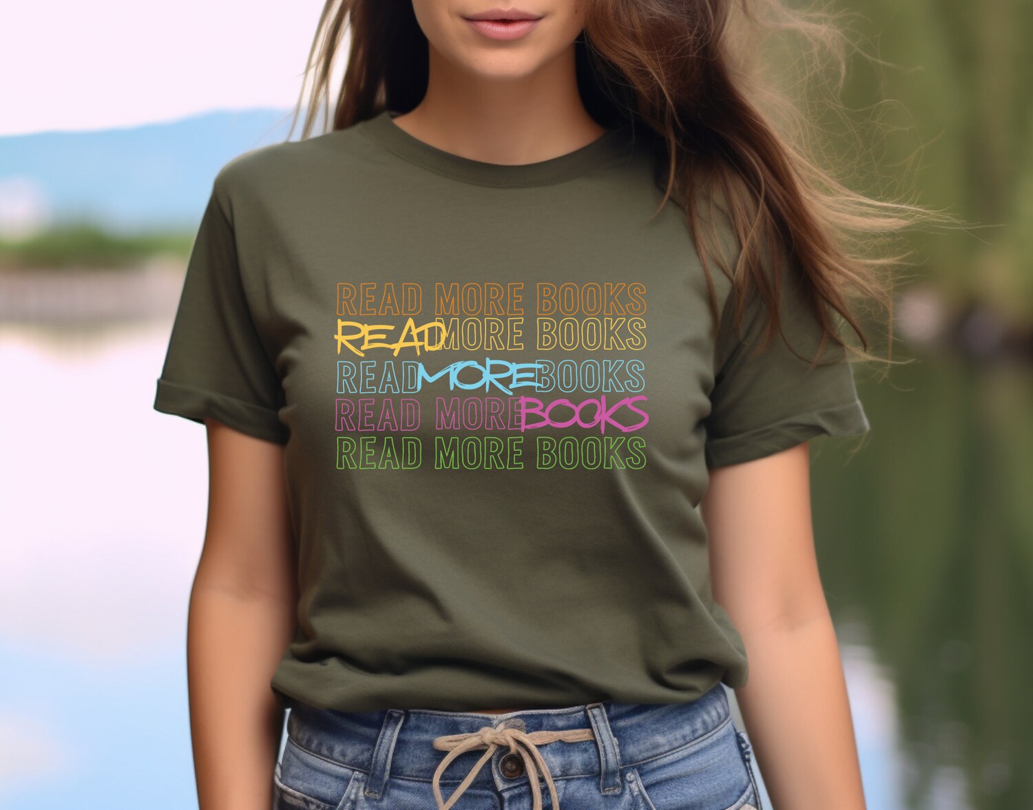 Librarian Shirt Book Lover Gift Read More Books Shirt Library Bookworm Reading Tee image 2