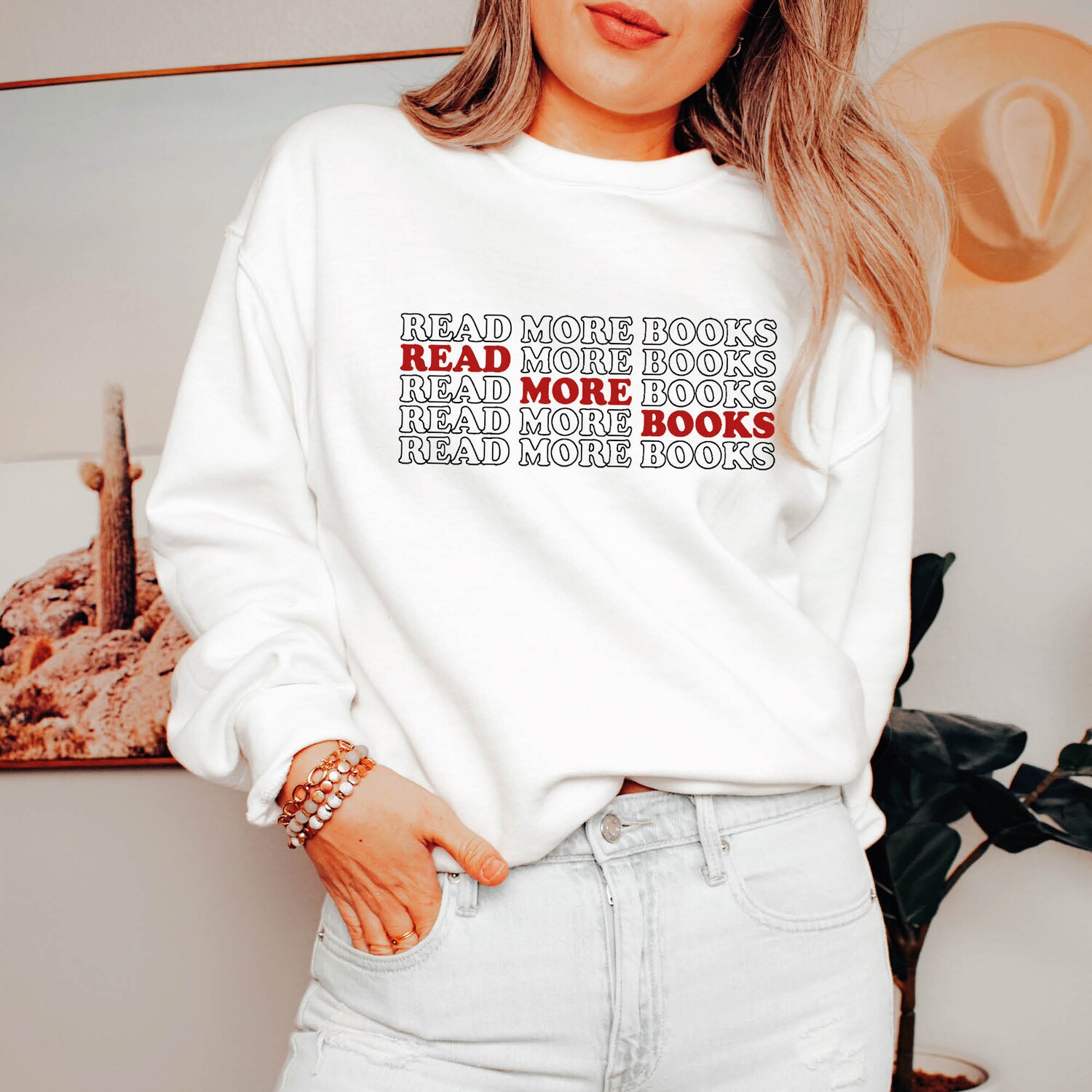 Librarian Book Lover Sweatshirt Read More Books Library Bookworm Bookish Reading Gift image 7