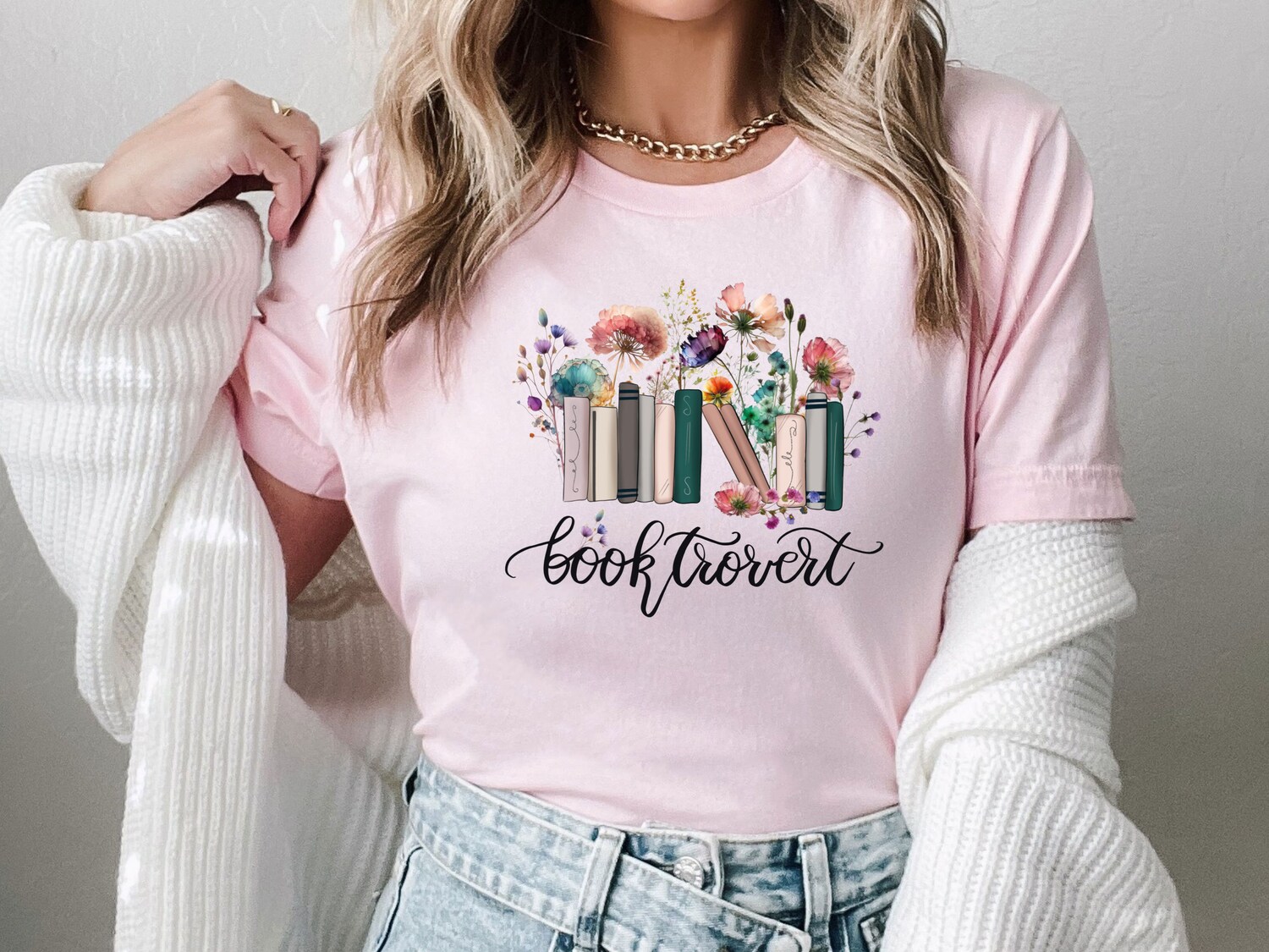 Book Lover Shirt One More Chapter T-shirt Floral Book Tee Bookish Gifts for Reading Enthusiasts image 3