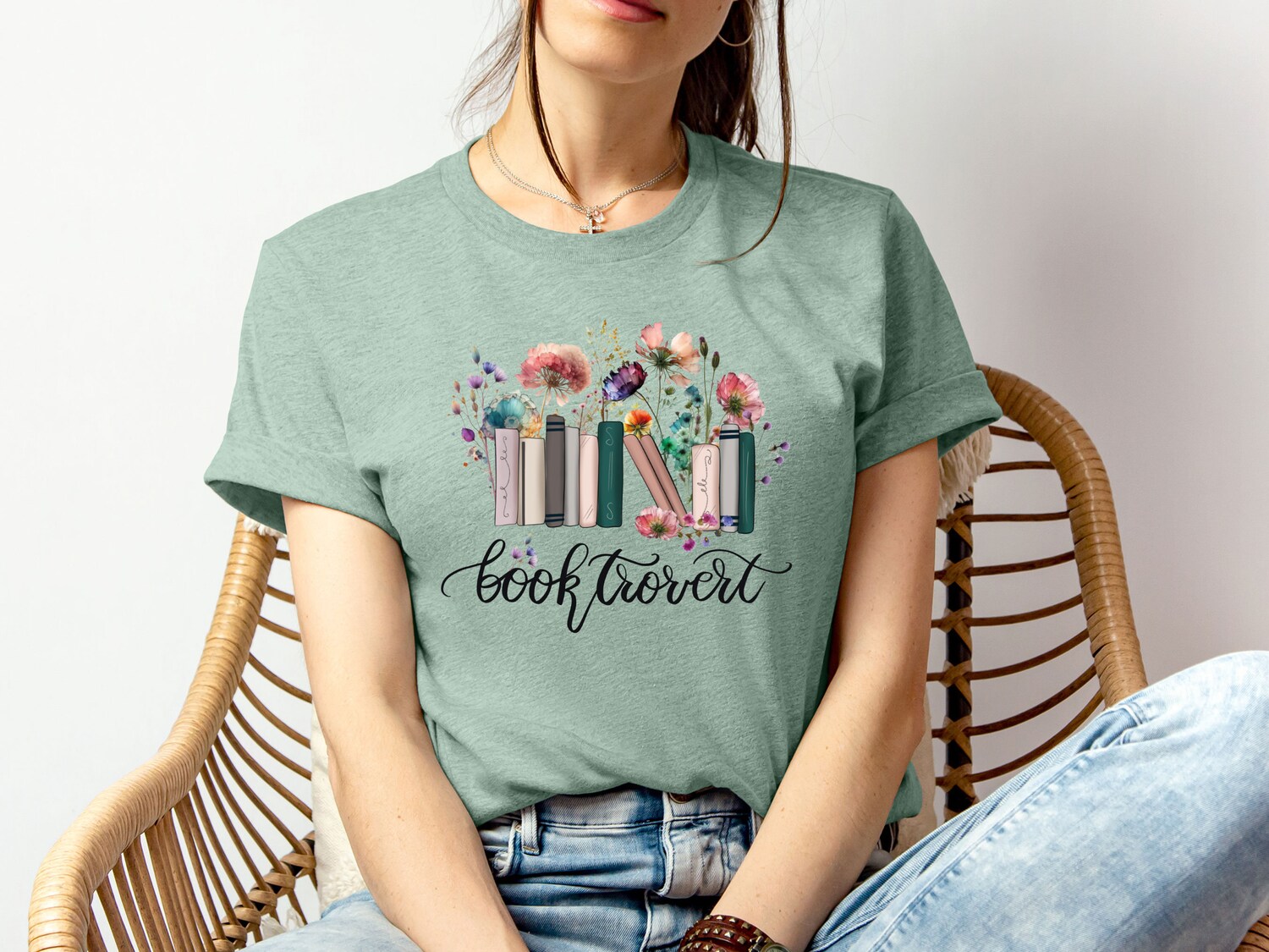 Book Lover Shirt One More Chapter T-shirt Floral Book Tee Bookish Gifts for Reading Enthusiasts image 5