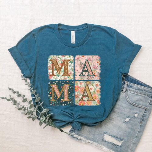 Mama T-Shirt Mother's Day Gift Mom Life Tee New Mom Shirt Gift for Mama image 0