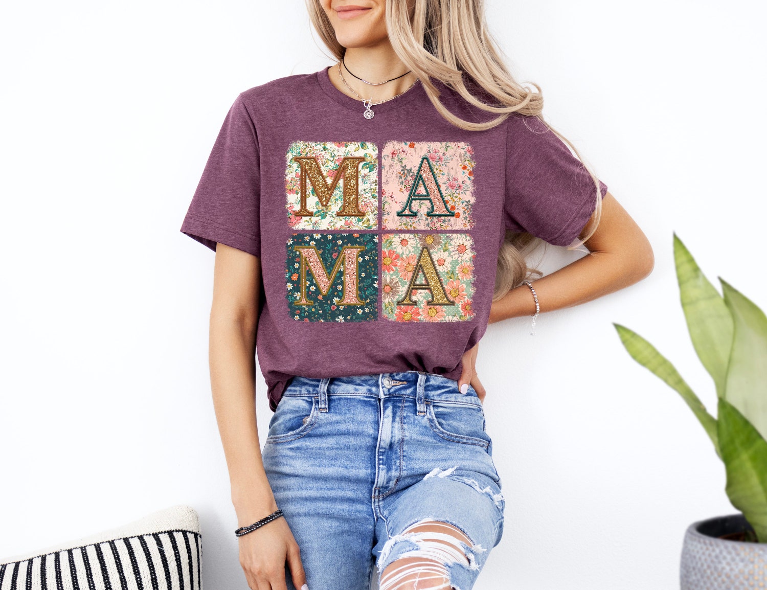 Mama T-Shirt Mother's Day Gift Mom Life Tee New Mom Shirt Gift for Mama image 1