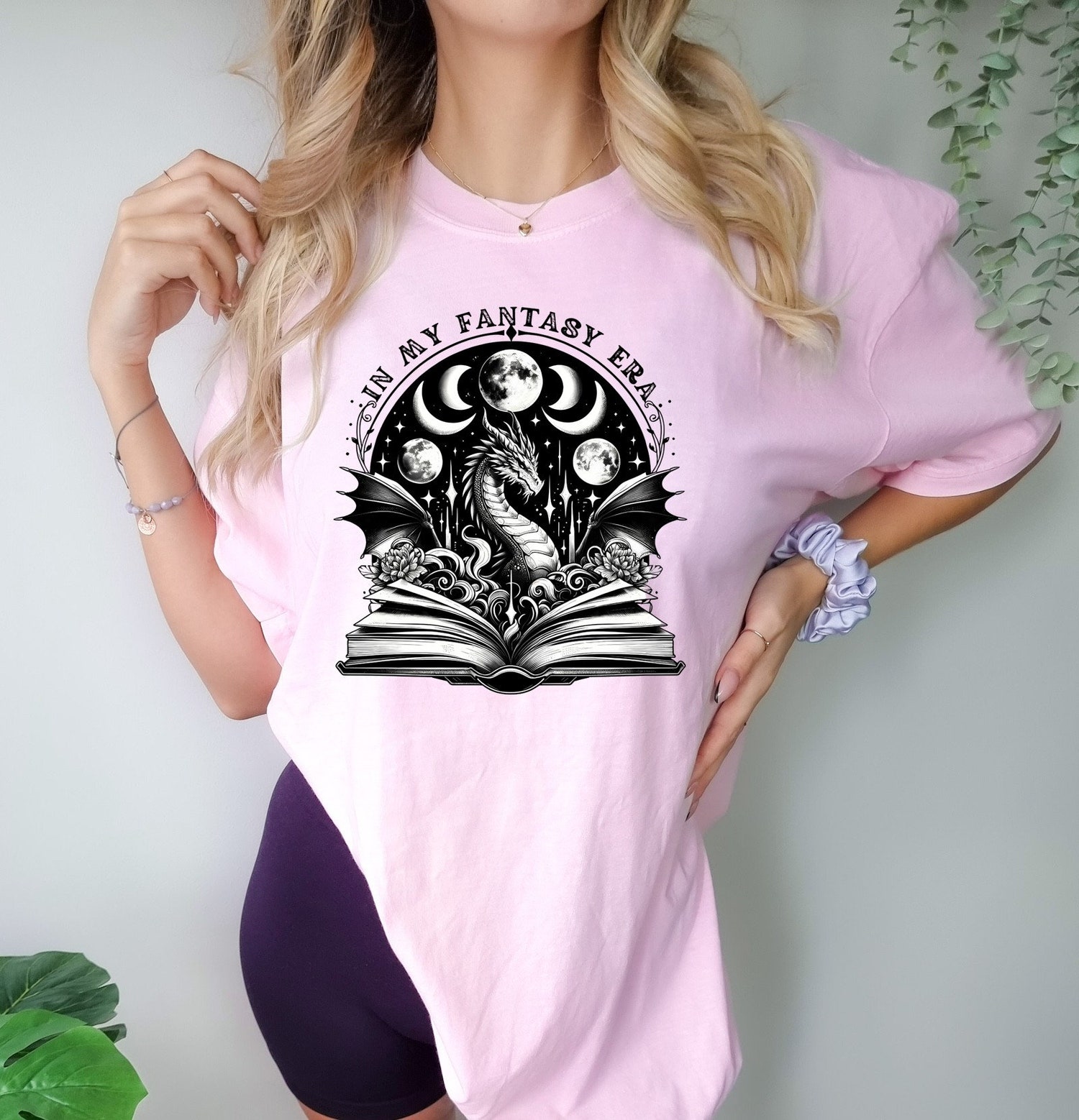 Fantasy Era Book Lovers T-Shirt Cute Women’s Fantasy Literature Tee Perfect Gift for Readers image 1